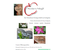 Tablet Screenshot of naturkost-im-holzapfel.de